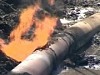 Вблизи Нового Уренгоя в ЯНАО загорелся газопровод