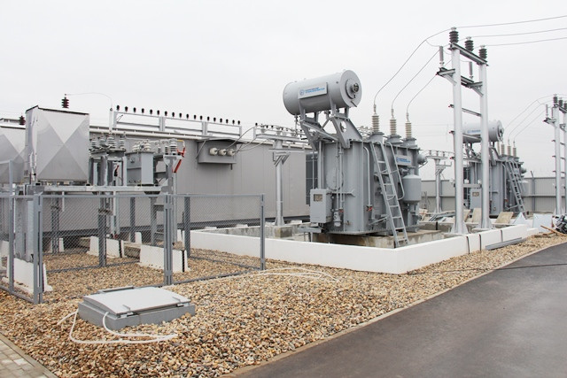 На подстанции «Маега» «Вологдаэнерго» завершили монтаж распредустройств 35 и 10 кВ