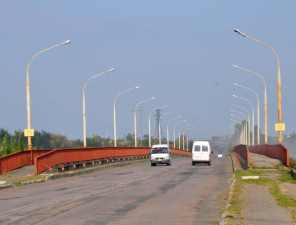 Южно-Украинская АЭС реконструирует освещение на мосту через Ташлыкский водоем-охладитель