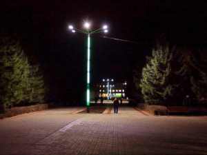 В Бийске использовали инновационную разработку алтайского предприятия для уличного освещения