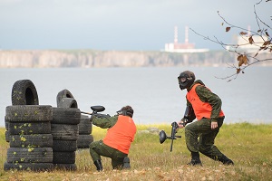 В городе-спутнике Белоярской АЭС состоялся первый турнир по пейнтболу