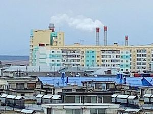 Темное облако над Якутской ТЭЦ – часть технологического процесса