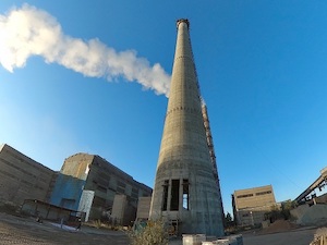 На Павлодарской ТЭЦ-3 построен железобетонный ствол новой дымовой трубы