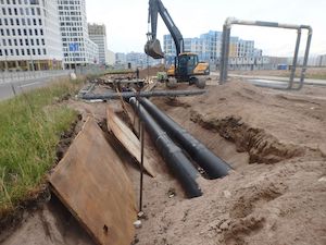 «Теплосеть Санкт-Петербурга» построила новую сеть для намывных территорий Васильевского острова