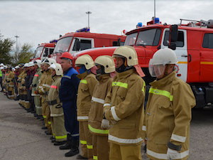 Компании «Самрук-Қазына» отработали действия при ЧС на нефтяном объекте Западного Казахстана