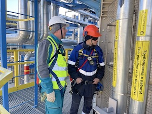 На третьей технологической линии Амурского ГПЗ смонтирована установка осушки и удаления примесей