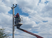 «Астраханьэнерго» подключило освещение понтонной переправы через реку Бушма