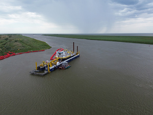 «Росморпорт» выполнило более 90% от запланированного объема дноуглубления на ВКМСК