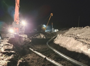 Уральские газовики обустроили переход газопровода на участке строительства новой федеральной трассы