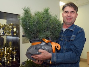 «Алтайэнергосбыт» высадил более 15400 хвойных деревьев в 2023 году