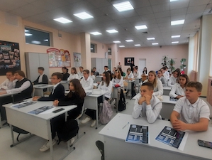В Волгодонске прошел открытый урок физики в новой школе, построенной при поддержке «Росатома»