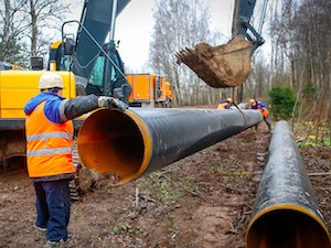 «Мосгаз» прокладывает газопровод высокого давления в Новомосковском административном округе