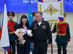 Сотрудница Сахалинэнерго отмечена наградой Министерства обороны РФ