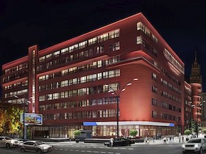 Административное здание на Садовом кольце украсят архитектурно-художественной подсветкой