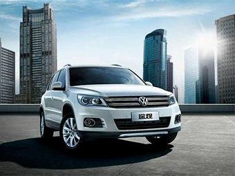 Обновленный VW Tiguan показали в Китае