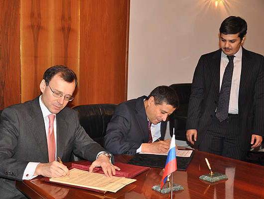 Россия и Катар подписали меморандум о сотрудничестве