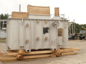«Вологдаэнерго» установило новый силовой трансформатор на подстанции «Никольск»