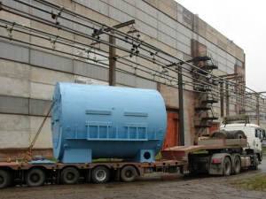 На Новоберезниковскую ТЭЦ прибыл генератор