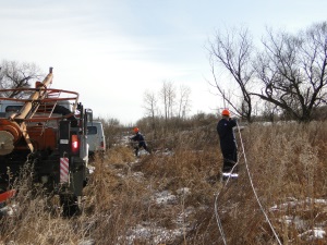 В ЕАО не выдержали наледи более 30 опор ЛЭП