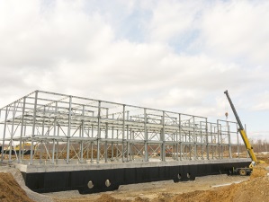 На ТЭЦ в Советской Гавани начался монтаж вентиляторной градирни