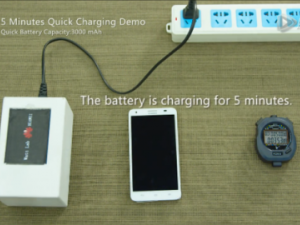 Прототип аккумулятора Huawei заряжается на 50% за 5 минут