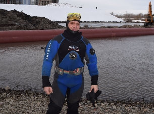 Водолазы уложили на дно Енисея новый трубопровод Красноярской ТЭЦ-2