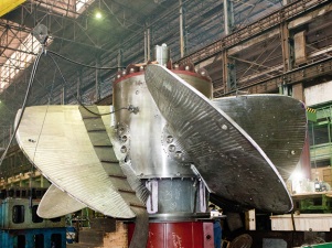 Турбоатом отгрузил рабочее колесо для Среднеднепровской ГЭС