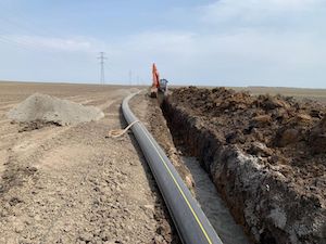 В Зимовниковском районе Ростовской области строится межпоселковый газопровод