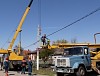«Тимашевские электрические сети» заменили на ЛЭП 4,5 км грозотроса и 7 тысяч изоляторов
