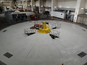 Майнская ГЭС заменила первый гидроагрегат