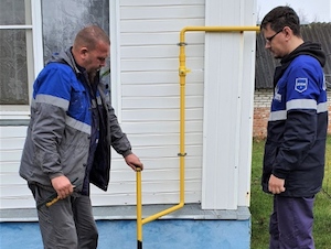 В деревне Лещихино Псковской области газифицированы первые домовладения