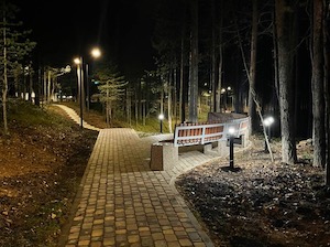 В Сосновом Бору благоустроили Приморский парк