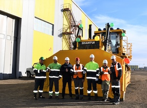 На Тугнуйский угольный разрез поступил новый бульдозер