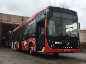 Автопарк Перми пополняется электробусами «КАМАЗ»