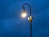 Английскую набережную в  Санкт-Петербурге освещают новые фонари