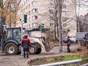 «Ленсвет» обновляет систему наружного освещения на Политехнической улице в Санкт-Петербурге