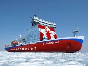 На Балтийском заводе заложен атомный ледокол «Сталинград»