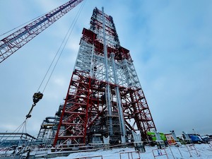 «РусХимАльянс» испытает факельную установку на строящемся газоперерабатывающем заводе в Усть-Луге