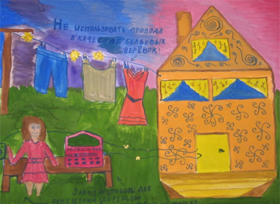 В лицее №20 Пскова проходит выставка «Безопасное электричество»