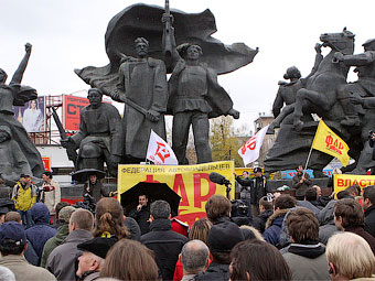 В России прошли массовые акции протеста автомобилистов