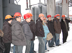 Студенты в гостях у энергетиков