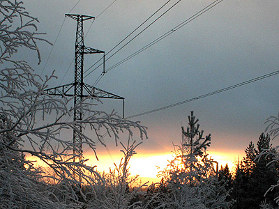 На широте Мурманска наступила полярная ночь