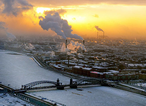 Теплоэнергетики обследовали трубопроводы с неба