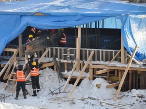 На Якутской ГРЭС-2 началось возведение монолитной силовой плиты под основное оборудование