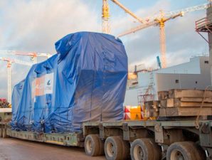 Поставлена первая партия дизель-генераторов для строящегося энергоблока ЛАЭС