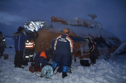 На Камчатке разбился вертолет с сотрудниками компании «Газпром добыча Ноябрьск»
