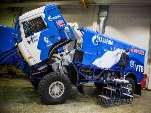 В газовом КАМАЗе установили новое газобаллонное оборудование