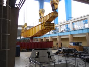 На последний реконструируемый генератор Саратовской ГЭС установили ротор