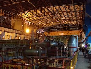 На Василеостровской ТЭЦ восстанвили кровлю мазала после пожара