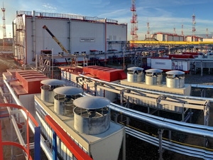 На площадке компрессорной станции Пякяхинского месторождения прошли испытания КУ низкого давления